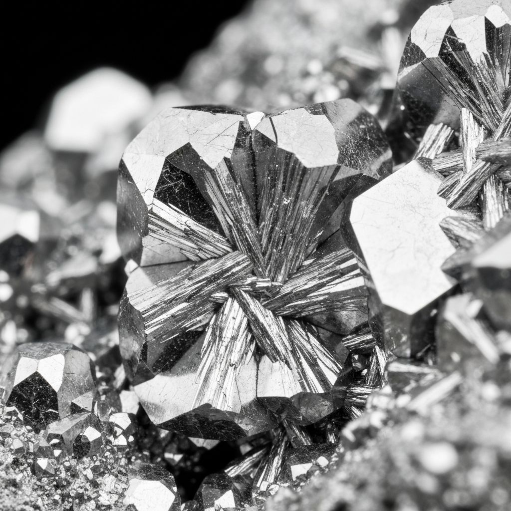 Magnesium mineral crystal formations